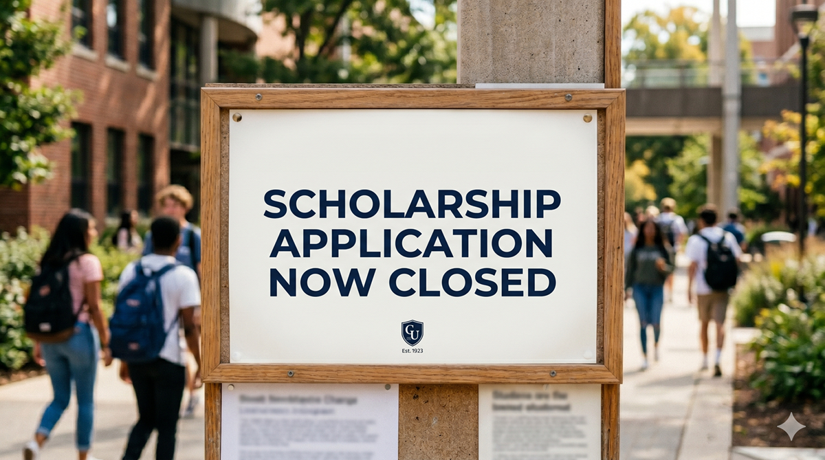 Scholarship Application Now Closed